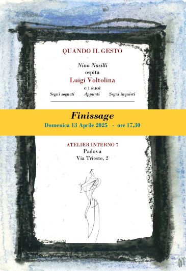 QUANDO IL GESTO - Finissage
